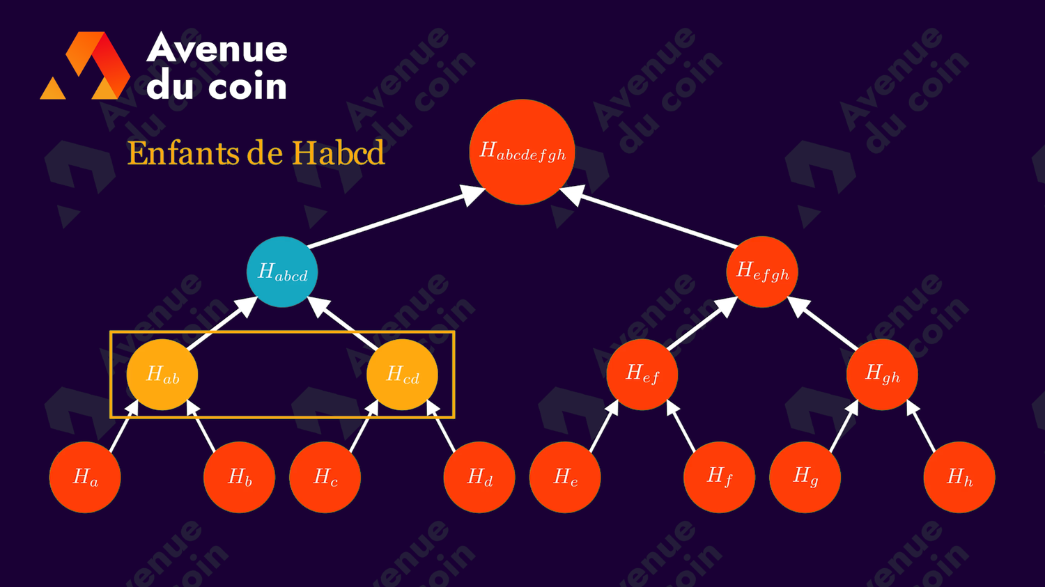 noeuds enfants (arbre de Merkle)